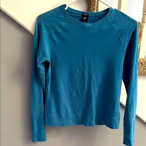 GAPStretch Blue Medium Weight Long Sleeve Tee